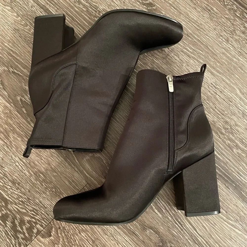 Marc fisher satin ankle boots - Picture 8 of 13